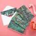 Green Thank You Card Beautiful Card Tropical Plant Pattern Customized